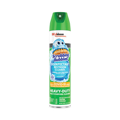 Disinfectant Restroom Cleaner Ii, Rain Shower Scent, 25 Oz Aerosol Spray, 12/Carton