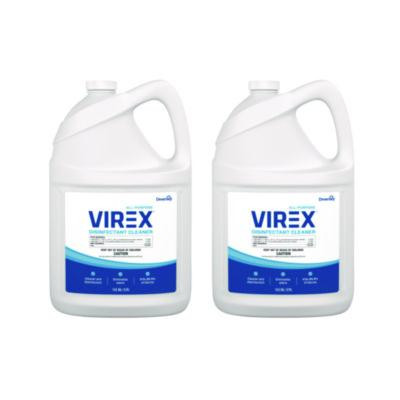Virex All-Purpose Disinfectant Cleaner, Lemon Scent, 1 Gal Container, 2/Carton