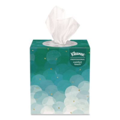 Professional Facial Tissue, Pop-Up Box, 2-Ply, 90 Sheets/Box, 6 Boxes/Pack