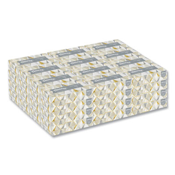 White Facial Tissue For Business, Pop-Up Box, 2-Ply, 125 Sheets/Box, 48 Boxes/Carton