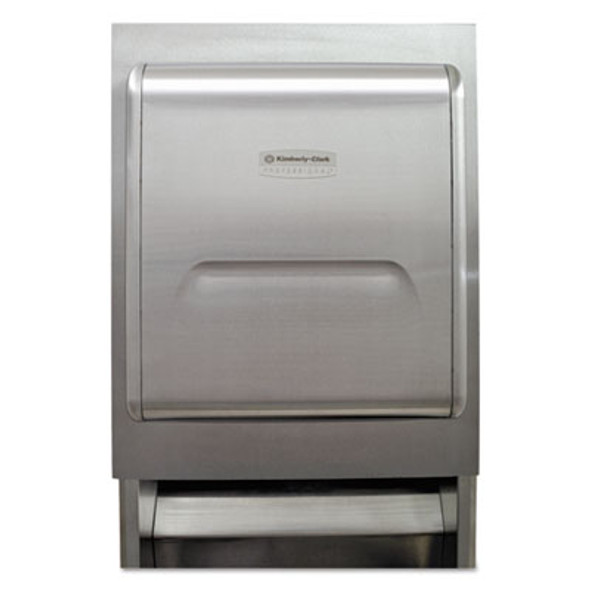Mod Recessed Dispenser Housing With Trim Panel, 11.13 X 4 X 15.37, Stainless Steel