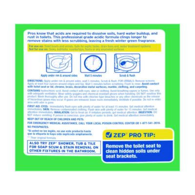 Acidic Toilet Bowl Cleaner, Mint Scent, 32 Oz Bottle