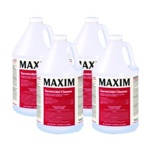 Germicidal Cleaner, Lemon Scent, 1 Gal Bottle, 4/Carton