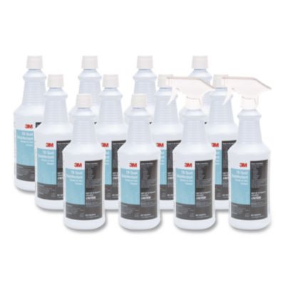 Tb Quat Disinfectant Ready-To-Use Cleaner, Fresh Scent, 32 Oz Bottle, 12 Bottles And 2 Spray Triggers/Carton