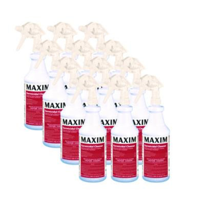 Germicidal Cleaner, Lemon Scent, 32 Oz Bottle, 12 Bottles And 1 Trigger Sprayer/Carton