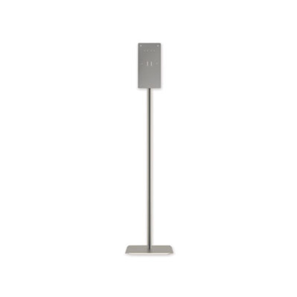 Hand Sanitizer Station Stand, 12 X 16 X 54, Silver