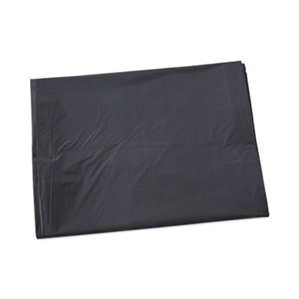Linear Low Density Industrial Can Liners, 60 Gal, 1.1 Mil, 38" x 58", Gray, Flat Pack, 100/Carton