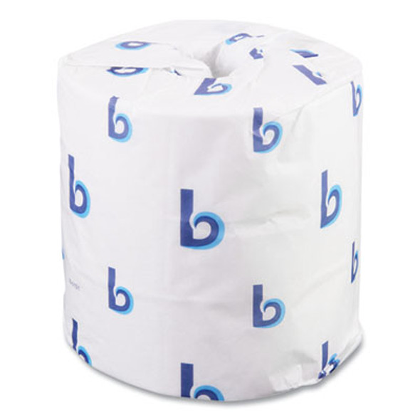 Two-Ply Toilet Tissue, Septic Safe, White, 4.5 x 4.5, 500 Sheets/Roll, 96 Rolls/Carton