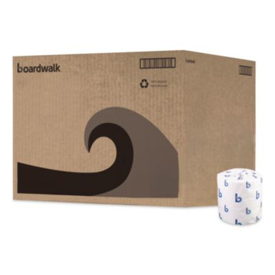 Two-Ply Toilet Tissue, Septic Safe, White, 4.5 x 4.5, 500 Sheets/Roll, 96 Rolls/Carton