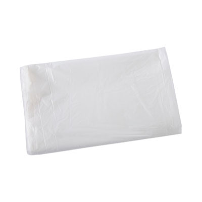 High Density Industrial Can Liners Flat Pack, 33 Gal, 16 Mic, 33" x 40", Natural, Flat Pack, 200/Carton