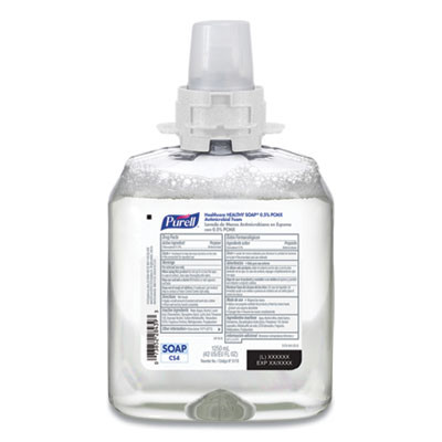 Healthcare Healthy Soap 0.5% Pcmx Antimicrobial Foam Refill, For Cs4 Dispensers, Fragrance-Free, 1,250 Ml, 4/Carton