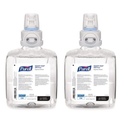 Professional Healthy Soap Mild Foam Refill, For Cs8 Dispensers, Fragrance-Free, 1,200 Ml, 2/Carton