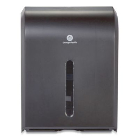 Dispenser For Combi-Fold C-Fold/Multifold/Bigfold Towels, 12.3 X 6 X 15.5, Black