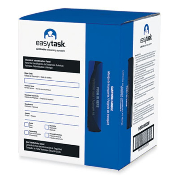 Easy Task A100 Wiper, Center-Pull, 1-Ply, 10 x 12, White, 275 Sheets/Roll With Zipper Bag