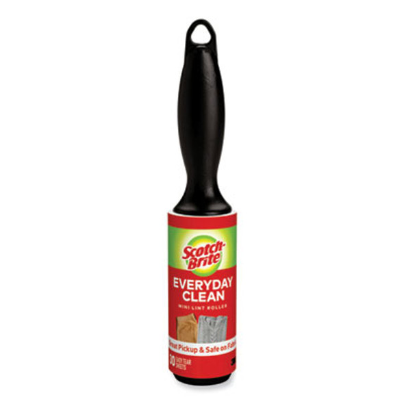 Everyday Clean Mini Lint Roller, 30 Sheets/Roll, 24/Carton