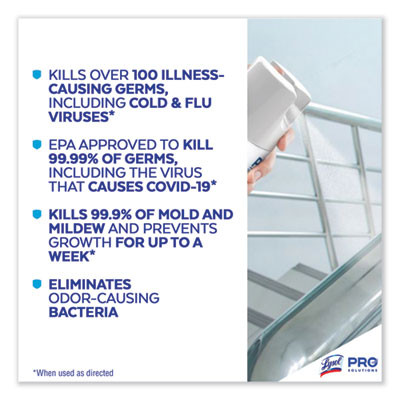 Disinfectant Spray, Crisp Linen Scent, 19 Oz Aerosol Spray, 2/Pack, 4 Packs/Carton