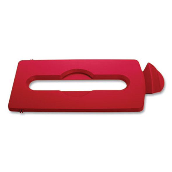 Slim Jim Paper Recycling Top, 16.5 X 8 X 0.5, Red