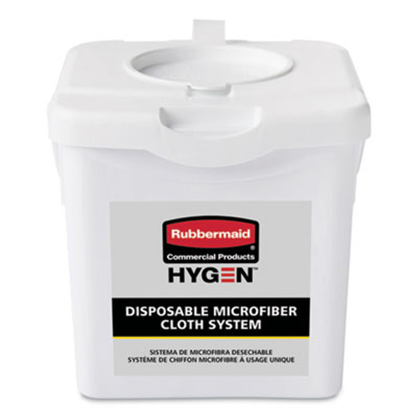 Disposable Microfiber Charging Bucket, 7.92 X 7.75 X 7.44, White, 4/Carton