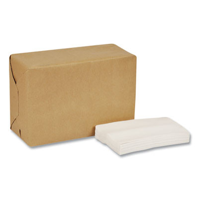 Multipurpose Paper Wiper, 13.8 X 8.5, White, 400/Pack, 12 Packs/Carton