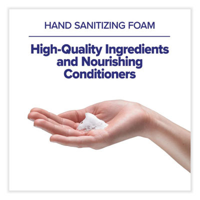 Advanced Hand Sanitizer Green Certified Foam Refill, For Cs6 Dispensers, 1,200 Ml, Fragrance-Free, 2/Carton