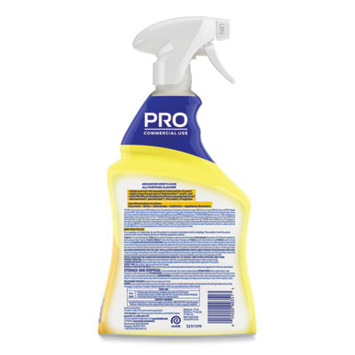 Advanced Deep Clean All Purpose Cleaner, Lemon Breeze Scent, 32 Oz Trigger Spray Bottle