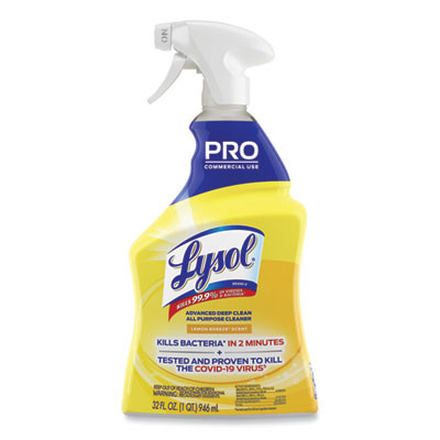 Advanced Deep Clean All Purpose Cleaner, Lemon Breeze Scent, 32 Oz Trigger Spray Bottle