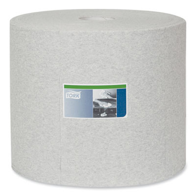 Industrial Cleaning Cloths, 1-Ply, 12.6 X 13.3, Gray, 1,050 Wipes/Roll