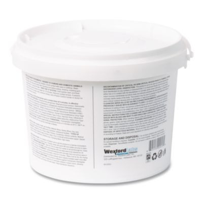 Cleancide Disinfecting Wipes, 1-Ply, 8 x 5.5, Fresh Scent, White, 400/Tub