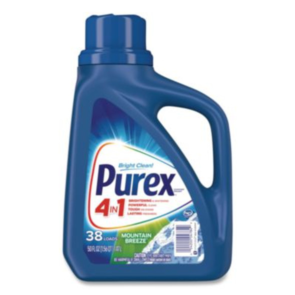 Liquid Laundry Detergent, Mountain Breeze, 50 Oz Bottle, 6/Carton