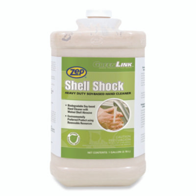 Shell Shock Heavy Duty Soy-Based Hand Cleaner, Cinnamon Scent, 1 Gal, 4/Carton