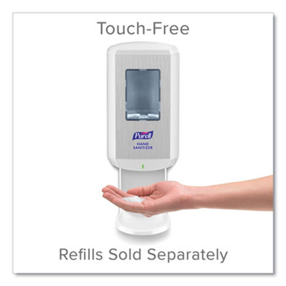 Cs6 Hand Sanitizer Dispenser, 1,200 Ml, 5.79 X 3.93 X 15.64, White