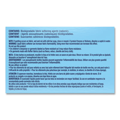 Coin Vend Liquid Fabric Softener, Single-Use Packet, April Fresh Scent, 156/Carton