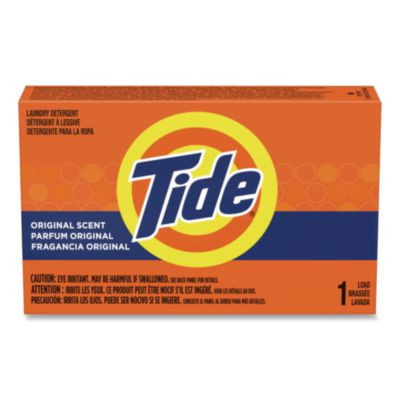 Coin Vend Powder Laundry Detergent, He Compatible, Tide Original Scent, 1.1 Oz, 156/Carton