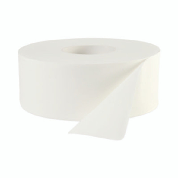 Jrt Jumbo Roll Bathroom Tissue, Septic Safe, 2-Ply, 3.3" x 1,000 Ft, White, 12 Rolls/Carton