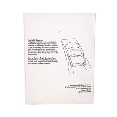 Quarter-Fold Toilet Seat Covers, 14.17 x 16.73, White, 5,000/Carton