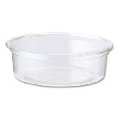 Pla Clear Cold Cups, Flat Style, 2 Oz, Plastic, Clear, 2,000/Carton