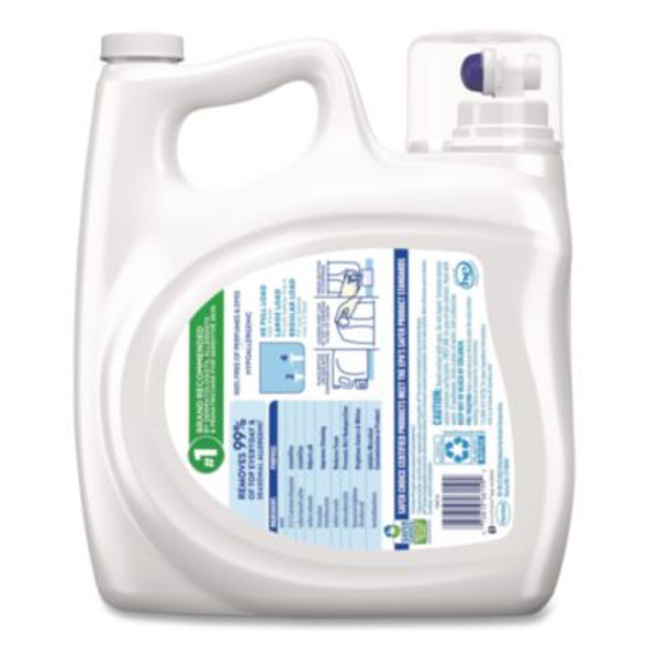 Ultra Free Clear He Liquid Detergent, Unscented, 141 Oz Bottle, 4/Carton