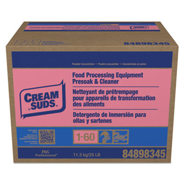 Manual Pot And Pan Presoak And Detergent With Phosphate, Baby Powder Scent, Powder, 25 Lb Box