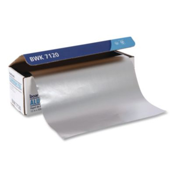 Heavy-Duty Aluminum Foil Roll, 87 Gauge, 12" x 500 Ft