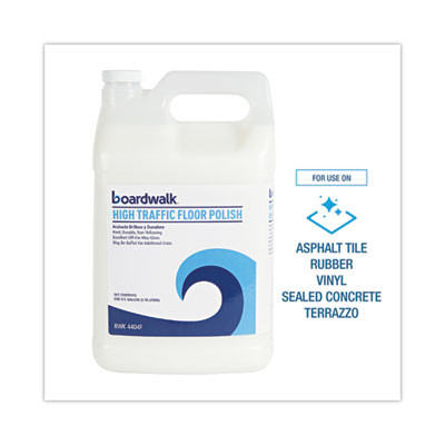 High Traffic Floor Polish, Apply 3 To 5 Coats Per Application, 1 Gal Bottle