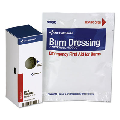 Smartcompliance Refill Burn Dressing For Unitized And First Aid Stations, 4" x 4", White
