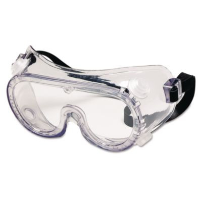Chemical-Splash Goggles, Indirect Venting, Otg, Clear Lens, Clear Frame