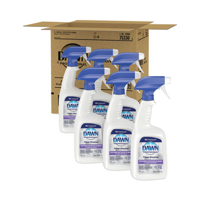 Liquid Ready-To-Use Grease Fighting Power Dissolver Spray, Fresh Scent, 32 Oz Trigger On Spray Bottle, 6/Carton