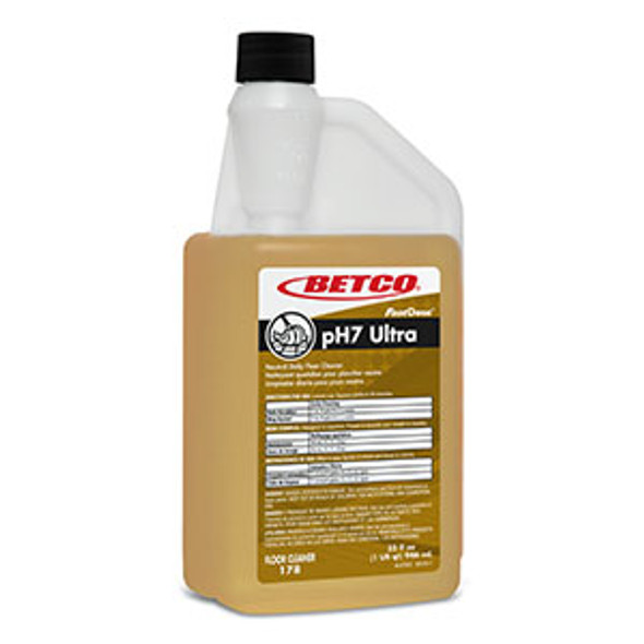 Betco 17848-00 pH7 Ultra Neutral Cleaner (6 - 32 oz Dosing Bottles)