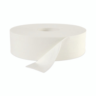Jrt Jumbo Roll Bathroom Tissue, Septic Safe, 2-Ply, 3.5" x 2,000 Ft, White, 6 Rolls/Carton