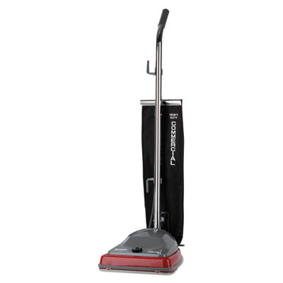 Tradition Upright Vacuum Sc679K, 12" Cleaning Path, Gray/Red/Black