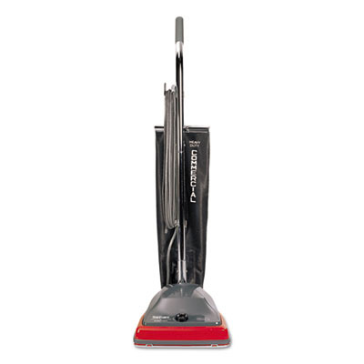 Tradition Upright Vacuum Sc679K, 12" Cleaning Path, Gray/Red/Black
