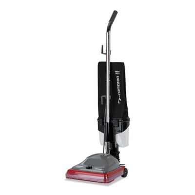 Tradition Upright Vacuum Sc689a, 12" Cleaning Path, Gray/Red/Black