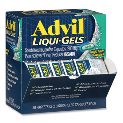 Liqui-Gels, Two-Pack, 50 Packs/Box