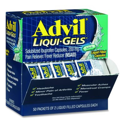 Liqui-Gels, Two-Pack, 50 Packs/Box